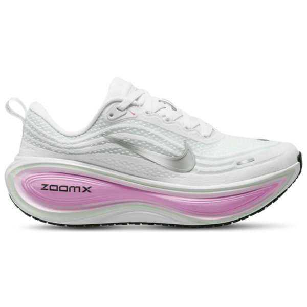 Nike Women's Vomero Plus Running Shoes, Size 8.5 - White/Metallic Silver/Bleached Lilac