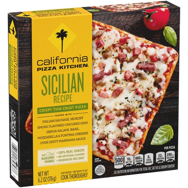California Pizza Kitchen Crispy Thin Crust Frozen Pizza Sicilian