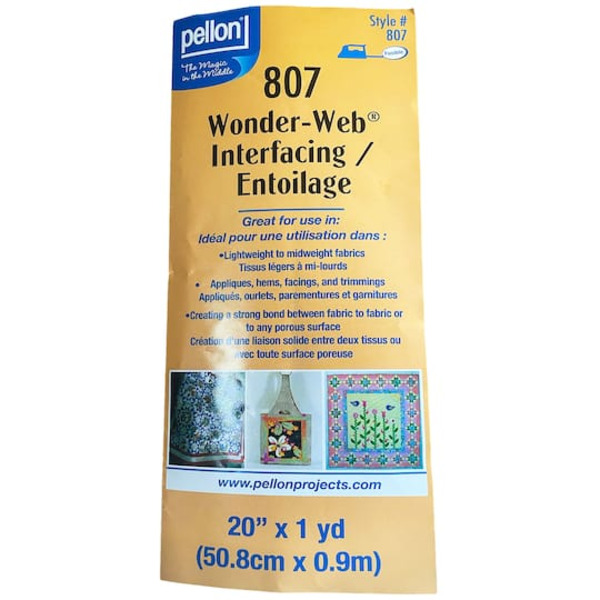 Pellon 807 Clear Wonder-Web Interfacing, 20 in