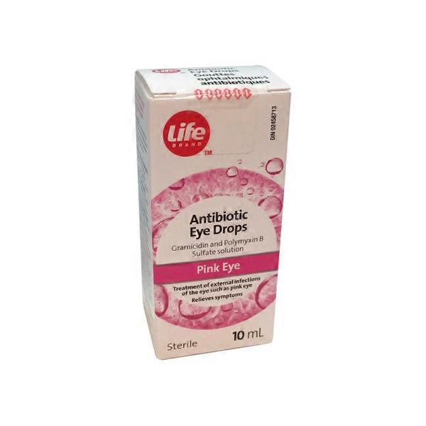 Life Brand Pink Eye Drop Antibiotic (10 ml) Instacart