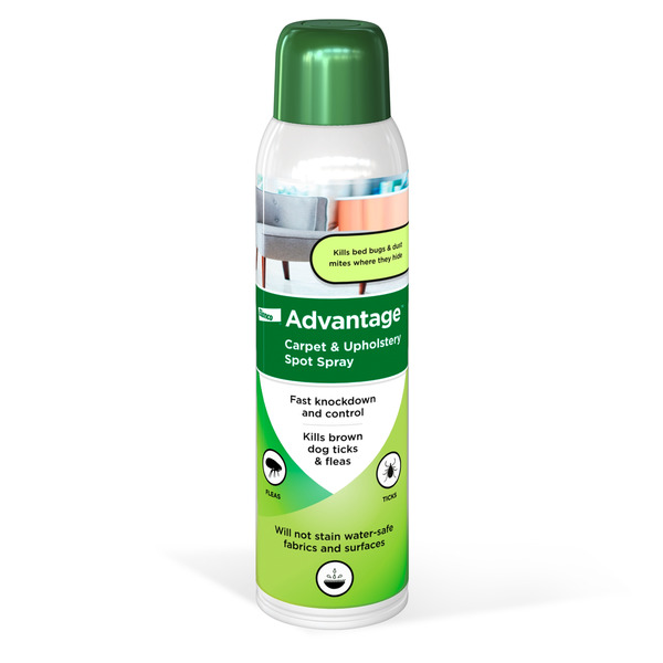 Advantage Carpet, Upholstery Spray for Fleas, Ticks, Bedbugs & Dust Mites