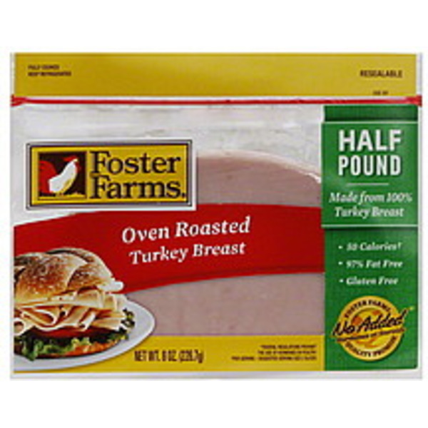 Foster Farms - Oven Roasted Turkey Breast Sliced - 2.5 lb