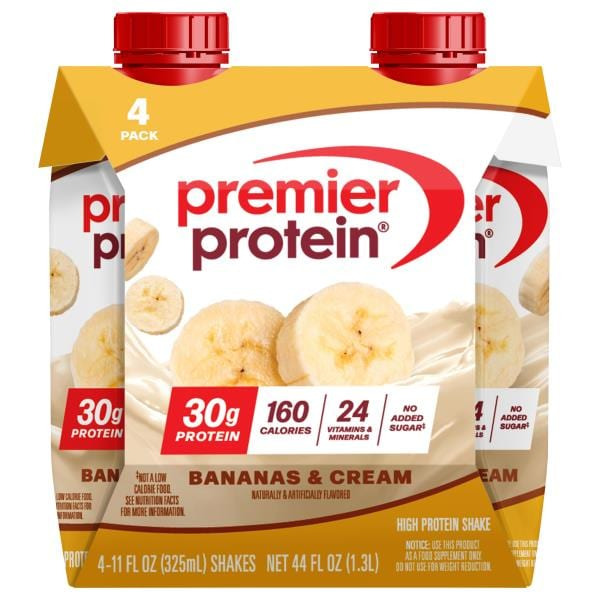 Premier Protein Bananas & Cream High Protein Shake Same-Day Delivery or ...