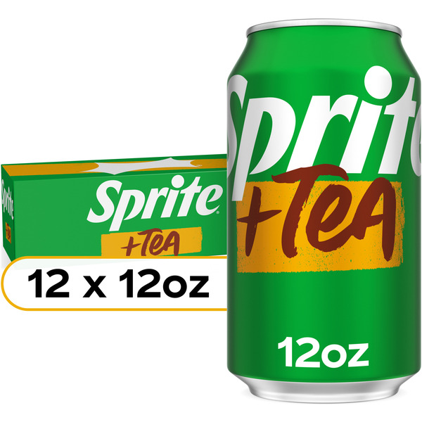 Sprite + Tea Caffeine Free Soda Fridge Pack Cans