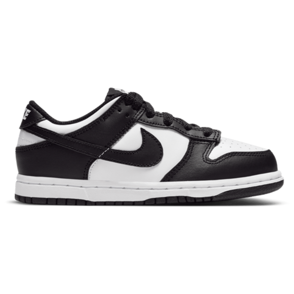 Nike Little Kids' Dunk Low Casual Shoes, Size 1.5 - White & Black