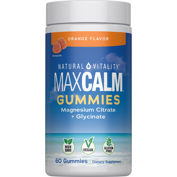 CalmMe カームミー Natural Vitality Calm Gummies Orange Flavor Magnesium Citrate Same