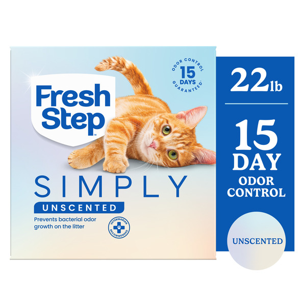 Fresh Step Simply Unscented Multi Cat Clumping Litter