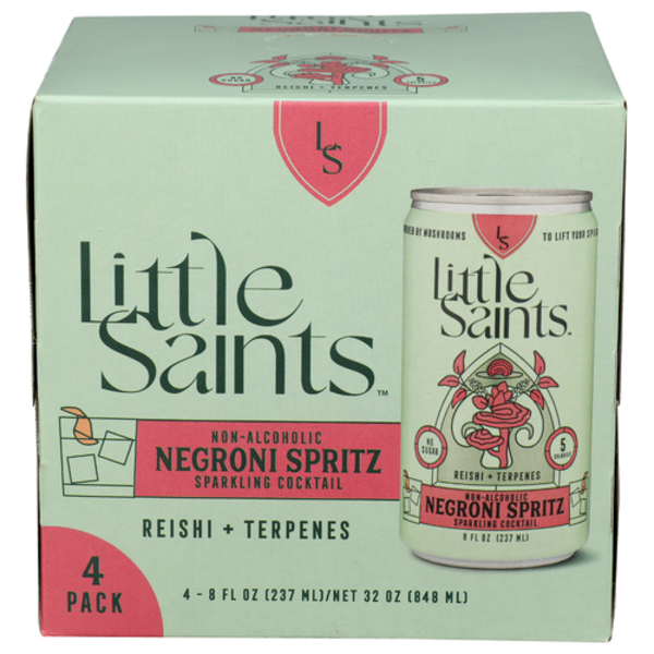 Little Saints Negroni Spritz Non-Alcoholic Sparkling Cocktail 4 Pack