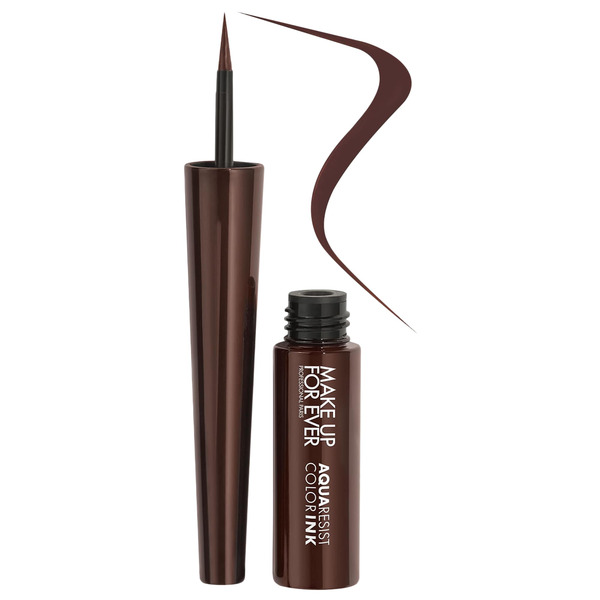 MAKE UP FOR EVER Aqua Resist Color Ink 24Hour Waterproof Liquid Eyeliner - Brown