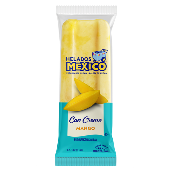 Helados Mexico Mango Ice Cream Bar Paleta