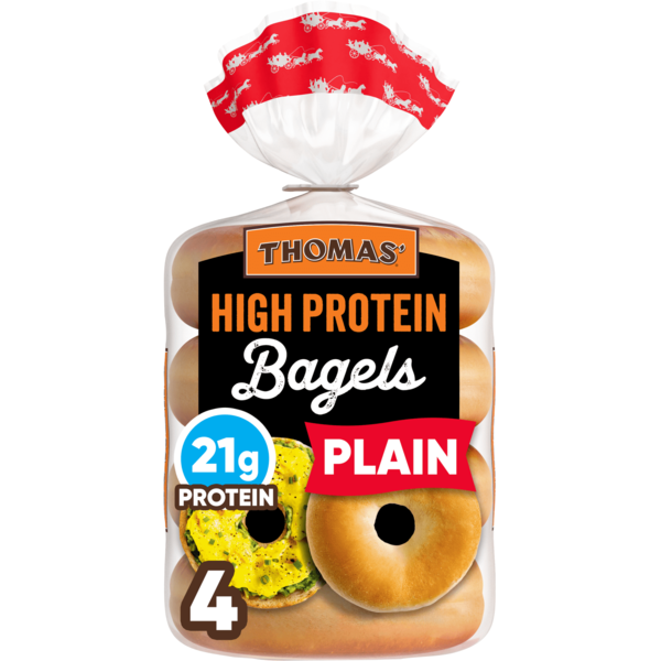 Thomas’ High Protein Plain Bagels