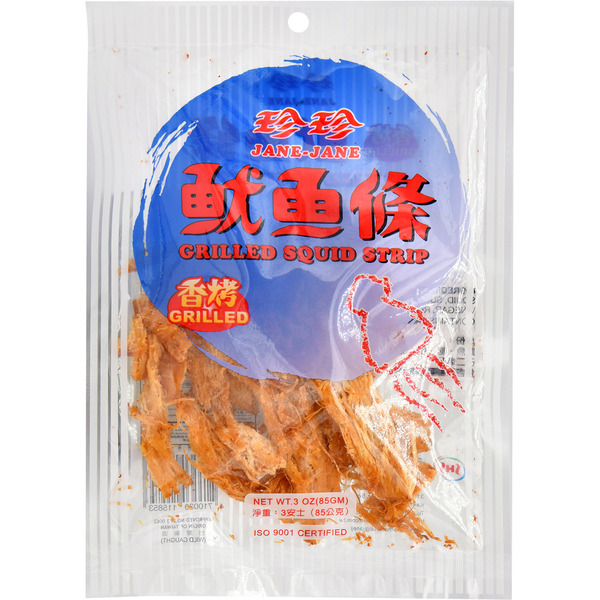 Janes Grilled Squid Strips