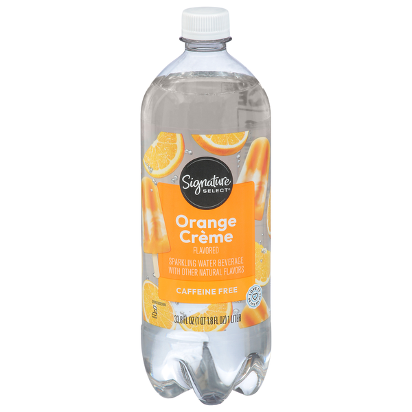 Signature SELECT Sparkling Water Beverage, Orange Creme