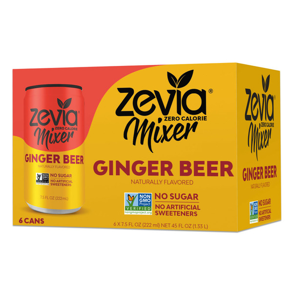 Zevia Zero Calorie Ginger Beer Mixer Same-Day Delivery or Pickup