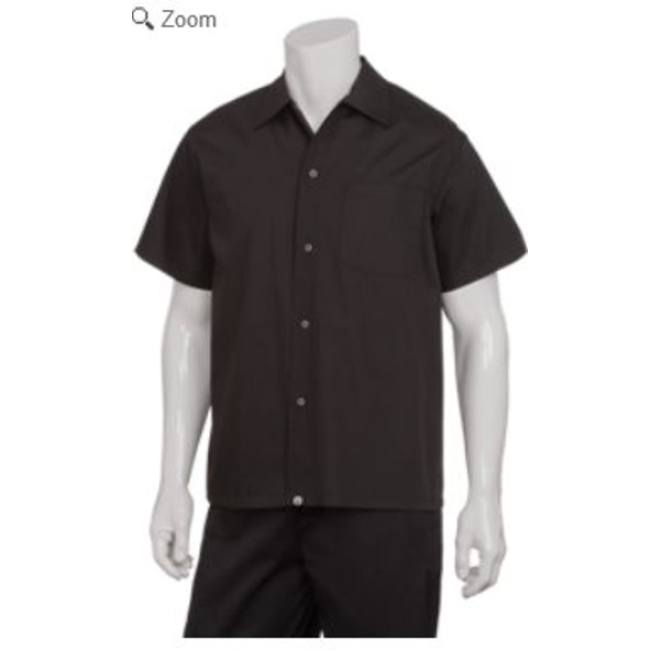 Chef Works - Utility Shirt, short sleeves, black, large