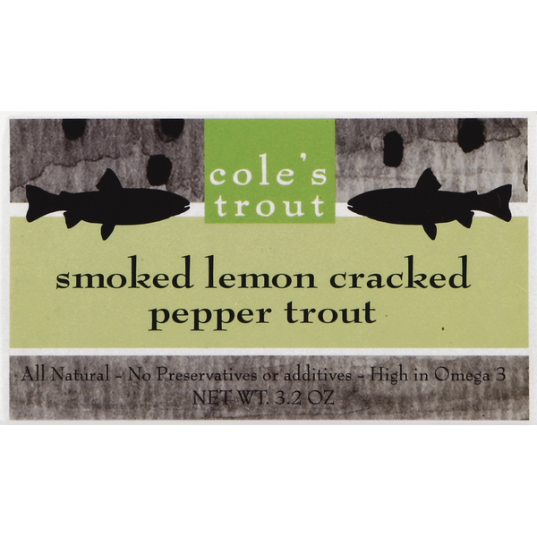 Trout, Smoked Lemon Cracked Pepper