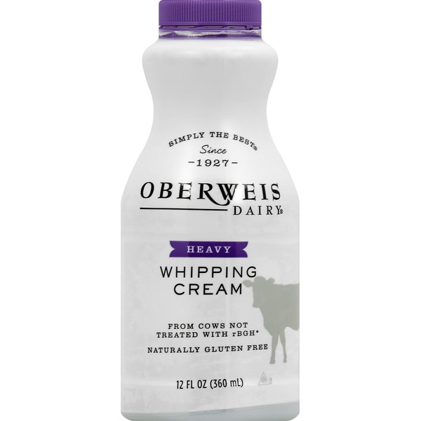 Oberweis Dairy Whipping Cream, Heavy (12 oz) Instacart