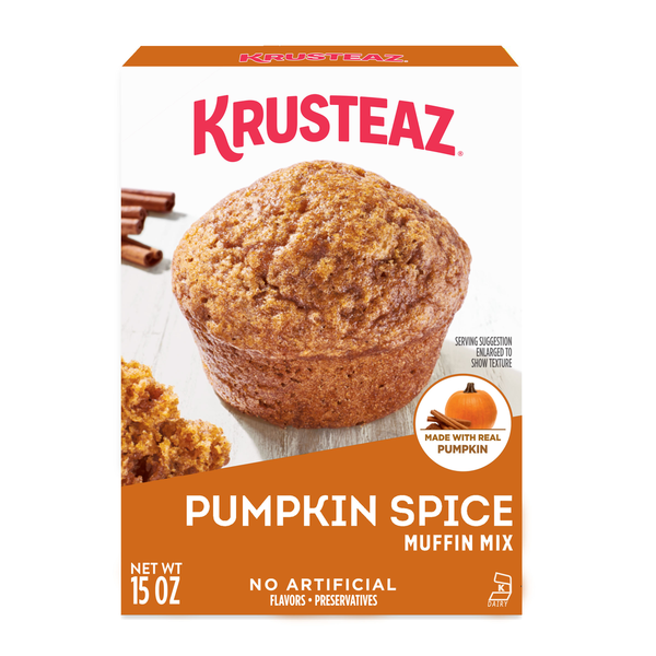 Krusteaz Pumpkin Spice Muffin Mix Same-Day Delivery or