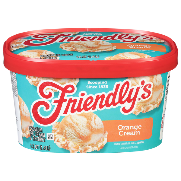 Friendly's Premium Orange Creme Ice Cream Same-Day Delivery or