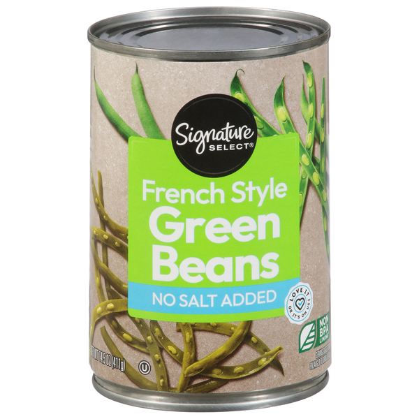 Signature SELECT Green Beans, No Salt Added, French Style