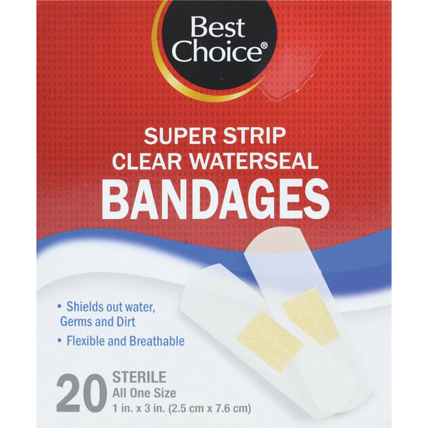 Best Choice Waterseal Super Strip Clear 1 Inch