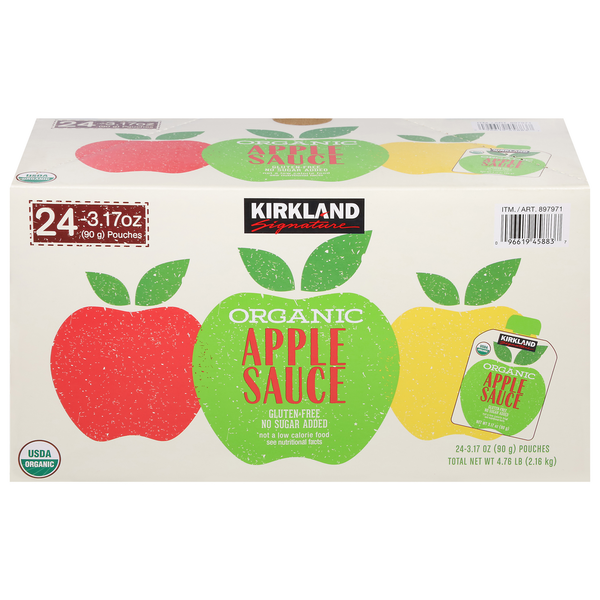Kirkland Signature Organic Apple Sauce Same-Day Delivery