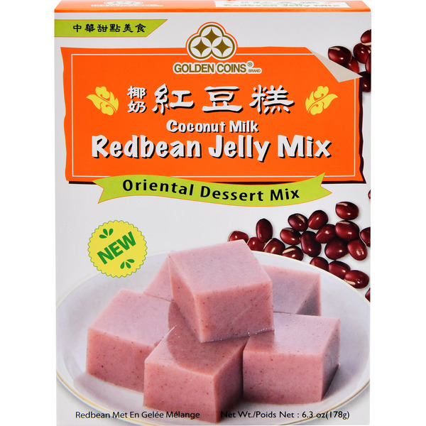Golden Coin Coconut Milk Redbean Jelly Mix