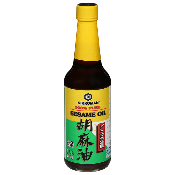 Kikkoman Sesame Oil, 100% Pure Same-Day Delivery | Grocery Outlet