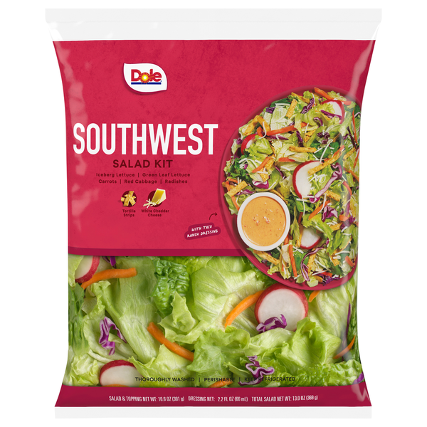 Salad Southwest Bags Allowed Dole Southwest Chopped Kit