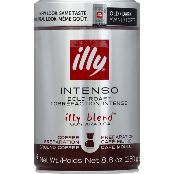 illy Coffee, Ground, Bold Roast, Intenso Same-Day Delivery or