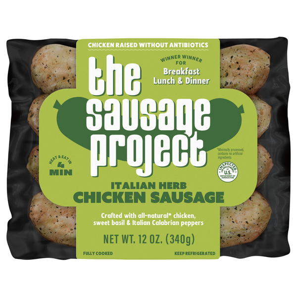 The Sausage Project Italian Herb Chicken Sausage