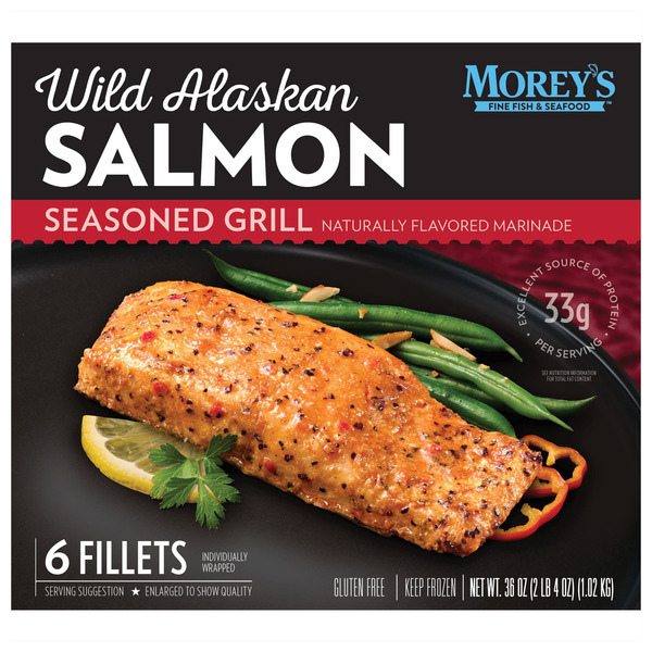 Marinated Wild Alaskan Salmon, 6 x 6 oz