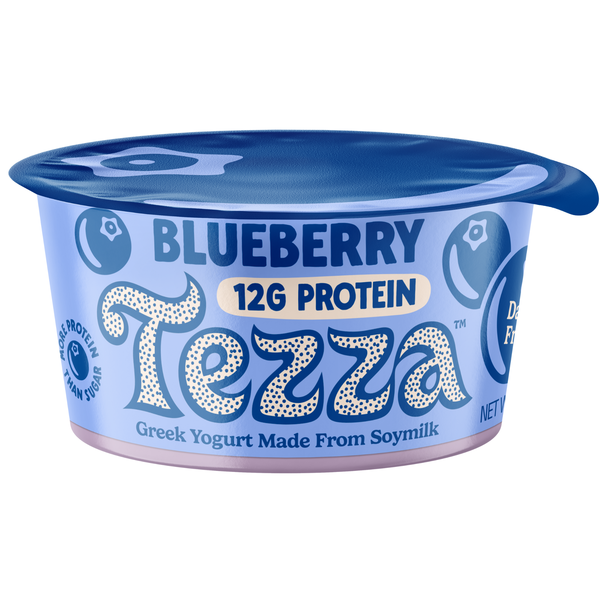 Tezza Greek Style Soymilk Yogurt, Blueberry Same-Day Delivery