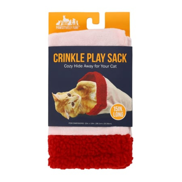 Pawsitively Fun! Cat Crinkle Play Sack