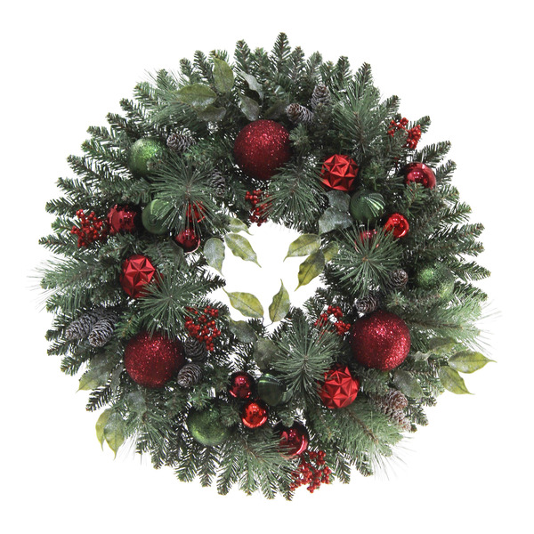 Unlit Holiday Artificial Wreath