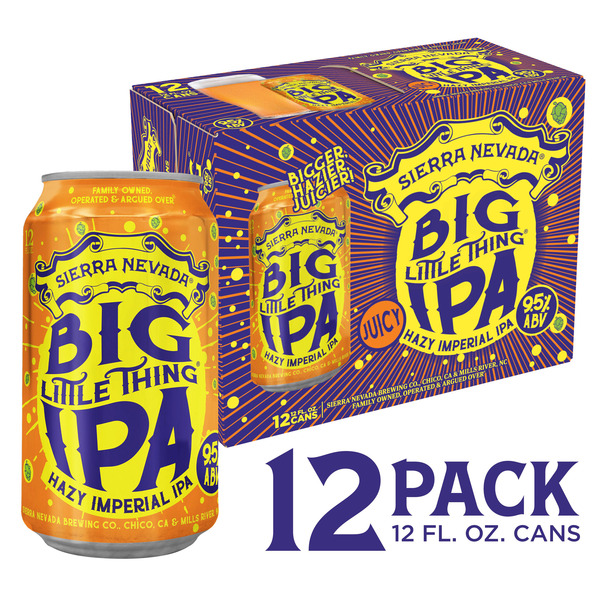 Sierra Nevada Big Little Thing Hazy Imperial IPA Craft Beer 12