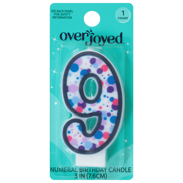 Overjoyed Birthday Candle, Numeral