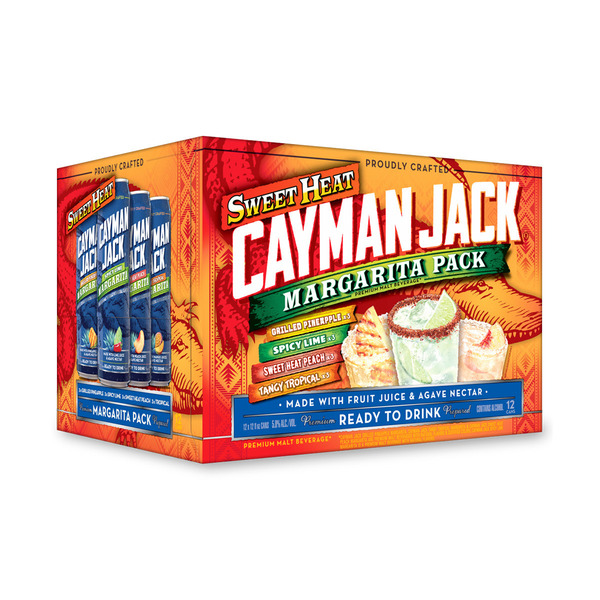 Cayman Jack Sweet Heat Margarita Varity Pack, 12 Pack, 12 fl oz