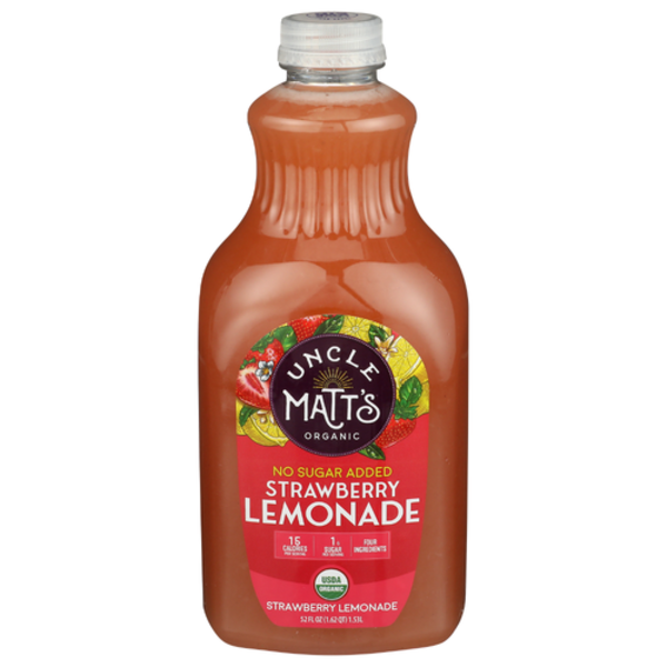 Uncle Matt's Organic No Sugar Added Strawberry Lemonade
