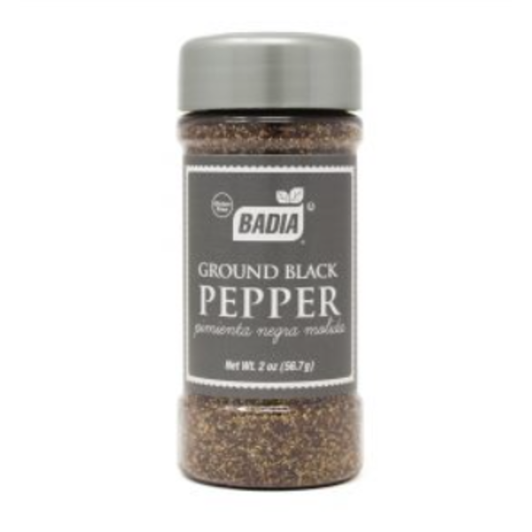 Badia - Ground Black Pepper 8 Pack, 2 oz