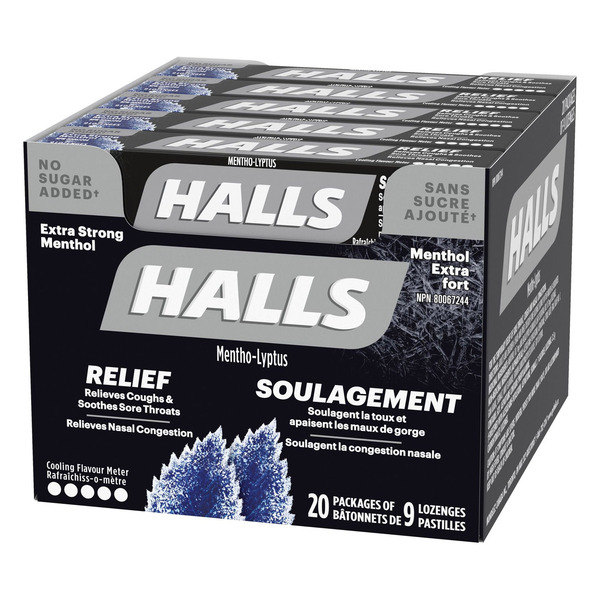 Halls Mentho-lyptus Extra Strong Triple Action Cough Drops