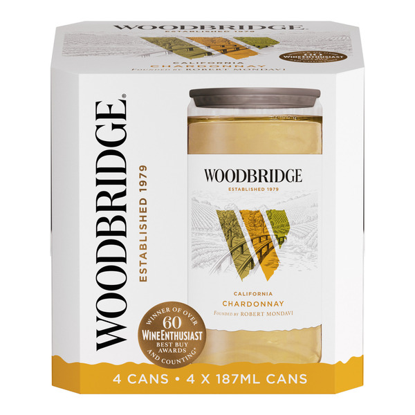 Woodbridge Chardonnay White Wine Mini Cans Same-Day Delivery or