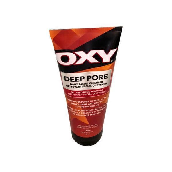 oxy deep pore daily facial cleanser