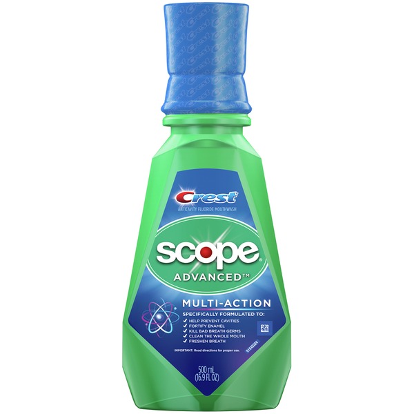 Crest Scope Advanced MutiAction Fluoride Mouthwash (16.9 oz) Instacart
