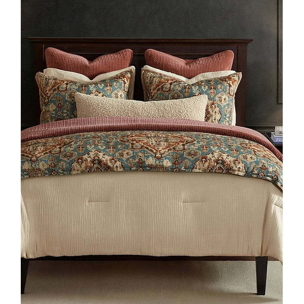 HiEnd Accents Carmen Vintage Inspired Kilim Textile Print Comforter Mini Set