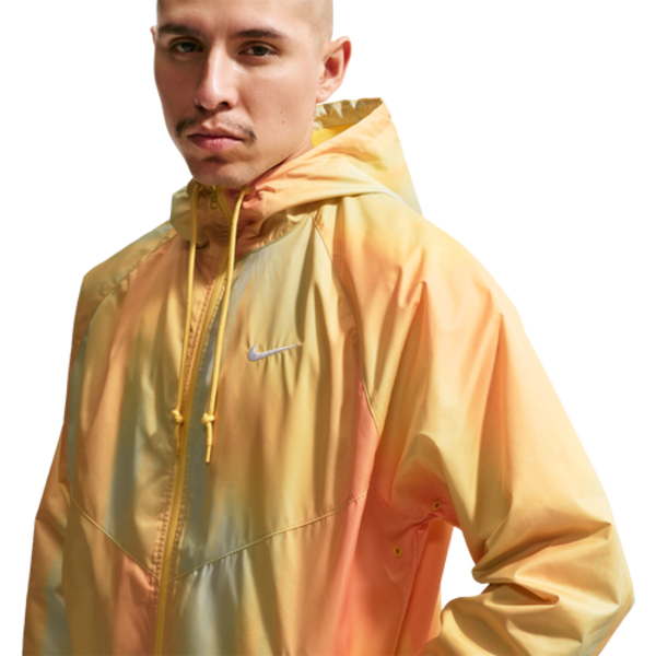 Nike Men's Windrunner Jacket, XL - Black/Yellow