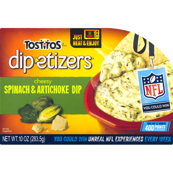 Tostitos Dipetizers Spinach & Artichoke Dip (10 oz) Instacart