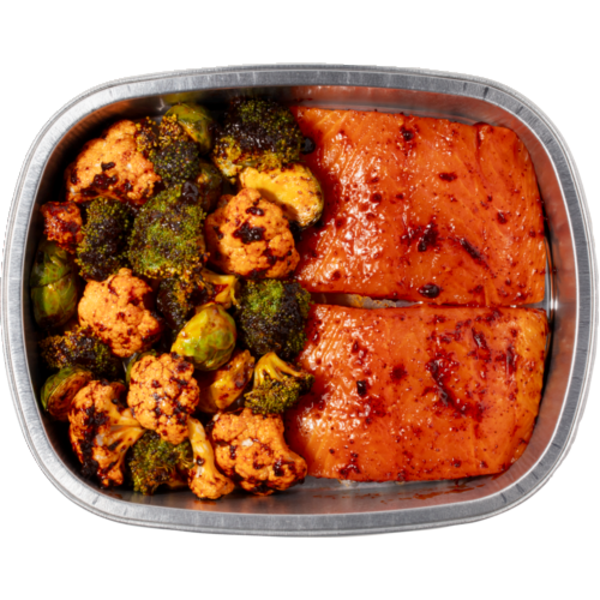 Sprouts Hot Honey Chipotle Salmon Meal