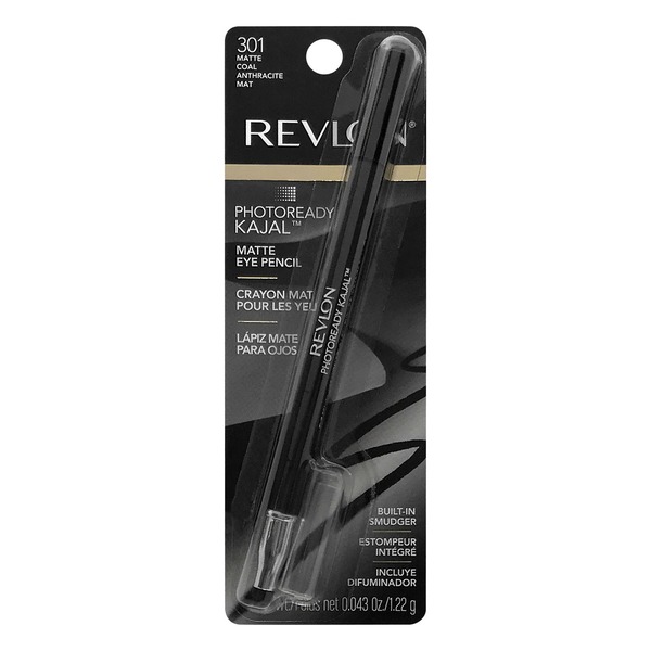 Revlon PhotoReady Kajal Matte Eye Pencil 301 Matte Coal (0.043 oz