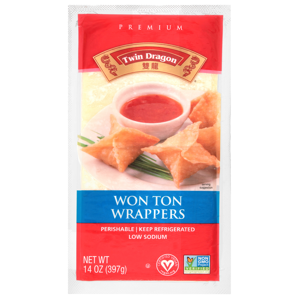 wontonsp　RP Twin Dragon Premium Won Ton Wrappers Same-Day Delivery or